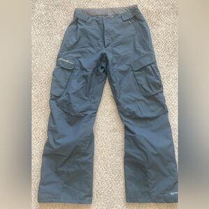 Eddie Bauer Men's Gray Cargo Snowpants